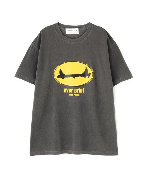 over print(オーバープリント)の「overprint/オーバープリント/BAD Tee(Tシャツ/カットソー・メンズ・チャコールグレー/ミント/オレンジ・L/XL/M)」の2枚目の写真