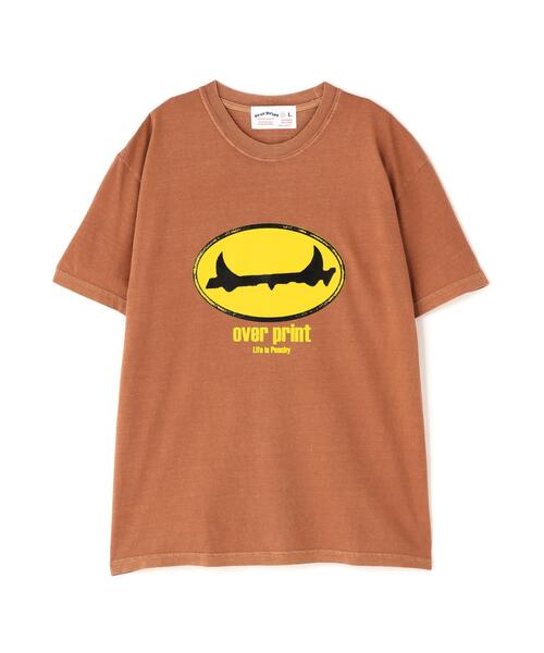over print(オーバープリント)の「overprint/オーバープリント/BAD Tee(Tシャツ/カットソー・メンズ・チャコールグレー/ミント/オレンジ・L/XL/M)」の3枚目の写真