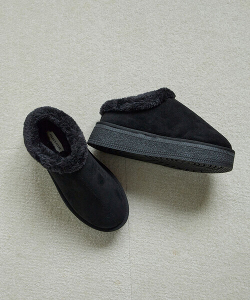 FREAK'S STORE（フリークスストア）の「限定展開 エコファーミュール/フェイクムートンシューズ（スリッポン・レディース・ブラック/チャコールグレー/ライトブラウン/ベージュ・36/37/38）」の22枚目の写真