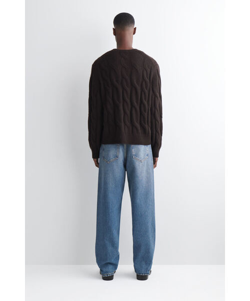 新品 COS COLUMN JEANS ストレート ブルー 25 デニム コス ライダーストレートレッグジーンズ（デニムパンツ）｜COS（コス）の