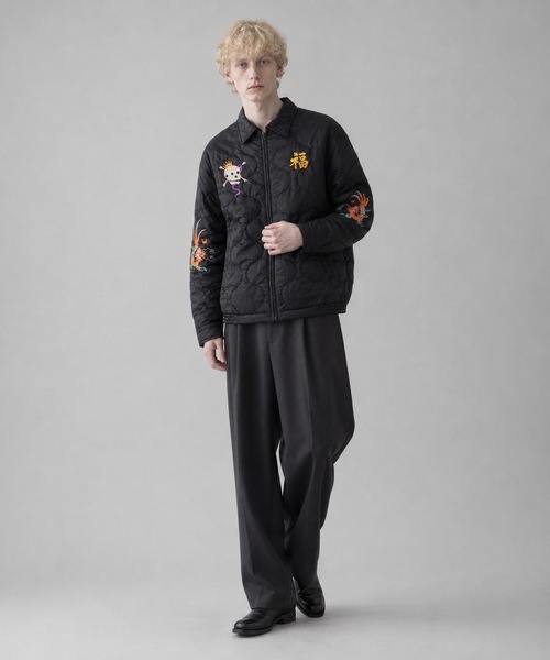 HOUSTON(ヒューストン)の「HOUSTON / NYLON VIETNAM JACKET TIGER/MAP/ 51511 / 51512(スカジャン・メンズ・グリーン系その他/ブラック系その他/ブラック/オリーブ・X-LARGE/LARGE)」の20枚目の写真