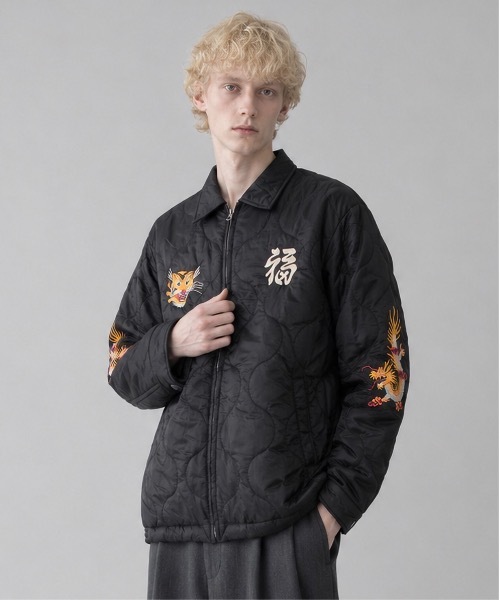 HOUSTON(ヒューストン)の「HOUSTON / NYLON VIETNAM JACKET TIGER/MAP/ 51511 / 51512(スカジャン・メンズ・グリーン系その他/ブラック系その他/ブラック/オリーブ・X-LARGE/LARGE)」の19枚目の写真