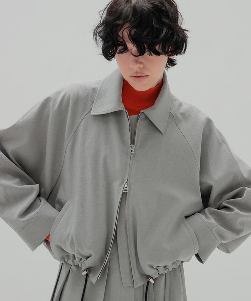 新品DRESSLAVE sheer bubble blouson ブルゾン dry touch raglansleeve blouson(ドライタッチラグランスリーブ