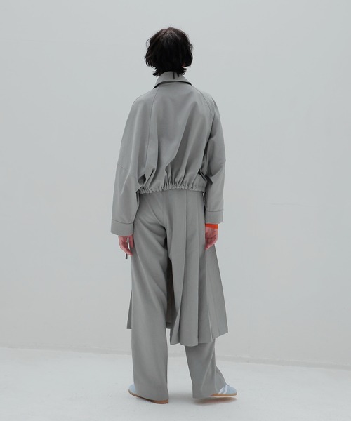 DRESSLAVE（ドレスレイブ）の「dry touch raglansleeve blouson(ドライタッチラグランスリーブブルゾン)（ブルゾン・レディース・チャコールグレー/グレー・38）」の10枚目の写真