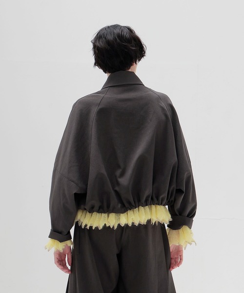 DRESSLAVE（ドレスレイブ）の「dry touch raglansleeve blouson(ドライタッチラグランスリーブブルゾン)（ブルゾン・レディース・チャコールグレー/グレー・38）」の12枚目の写真