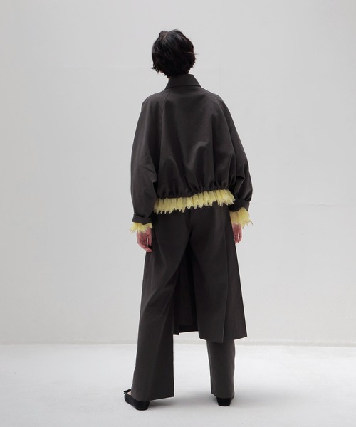 DRESSLAVE（ドレスレイブ）の「dry touch raglansleeve blouson(ドライタッチラグランスリーブブルゾン)（ブルゾン・レディース・チャコールグレー/グレー・38）」の15枚目の写真