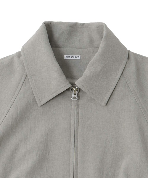 DRESSLAVE（ドレスレイブ）の「dry touch raglansleeve blouson(ドライタッチラグランスリーブブルゾン)（ブルゾン・レディース・チャコールグレー/グレー・38）」の16枚目の写真