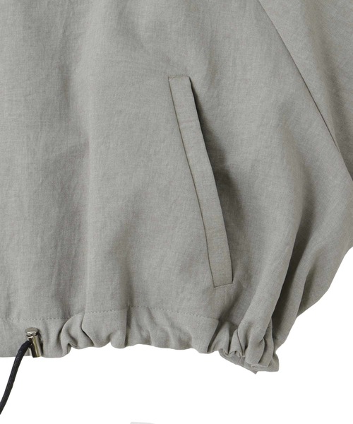 DRESSLAVE（ドレスレイブ）の「dry touch raglansleeve blouson(ドライタッチラグランスリーブブルゾン)（ブルゾン・レディース・チャコールグレー/グレー・38）」の18枚目の写真