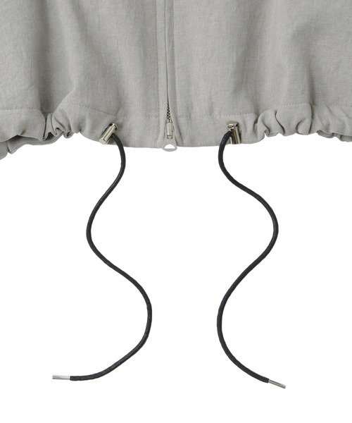 DRESSLAVE（ドレスレイブ）の「dry touch raglansleeve blouson(ドライタッチラグランスリーブブルゾン)（ブルゾン・レディース・チャコールグレー/グレー・38）」の19枚目の写真