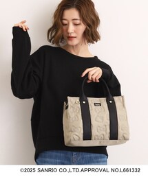 grove | 【ハローキティ】Lee別注リボンキティキルトスクエアトート(トートバッグ)