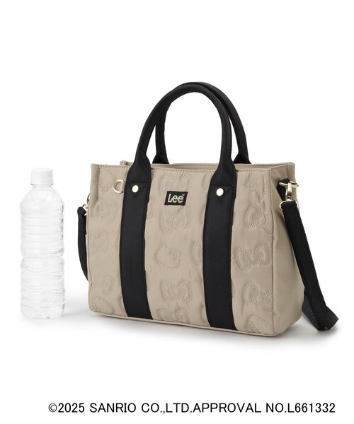 grove（グローブ）の「【ハローキティ】Lee別注リボンキティキルトスクエアトート（トートバッグ・レディース・ブラック/ベージュ系その他7・00）」の7枚目の写真