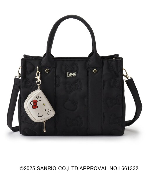 ハローキティ】Lee別注リボンキティキルトスクエアトート（トート