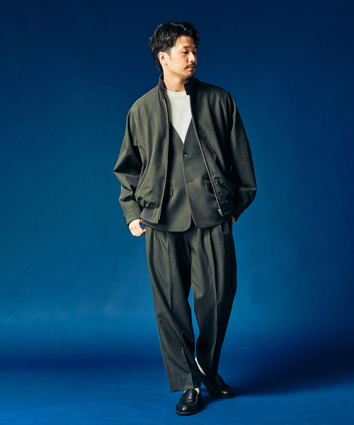 4WAYストレッチ” ハリントンジャケット（その他アウター）｜417