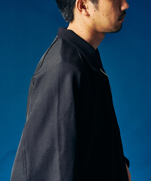 417 EDIFICE(フォーワンセブンエディフィス)の「”4WAYストレッチ” ハリントンジャケット(その他アウター・メンズ・ブラック/カーキ/ブラウン・SMALL/MEDIUM/LARGE)」の16枚目の写真
