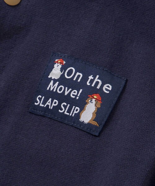 SLAP SLIP（スラップスリップ）の「アニマルイヌ消防車スペースシャトルロボット背中刺しゅうリバーシブルスタジャン(80~130cm)（スタジャン・キッズ・レッド/グリーン・100cm/90cm/120cm/110cm/80ｃｍ/130cm）」の16枚目の写真
