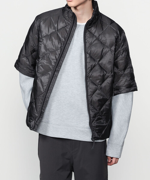 Bshop（ビショップ）の「HIKING PATROL | キルティングダウン 2WAYジップジャケット MEN（ダウンジャケット/コート・メンズ・ブラック系その他/ブラウン系その他・M/L）」の16枚目の写真