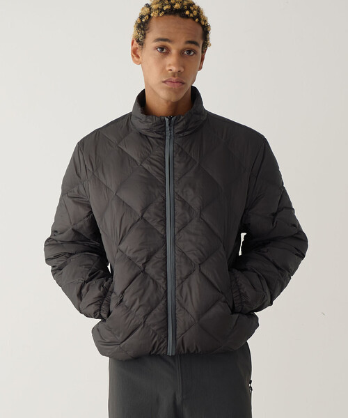 ダークグレー キルティング ダウンジャケット M HIKING PATROL | キルティングダウン 2WAYジップジャケット MEN