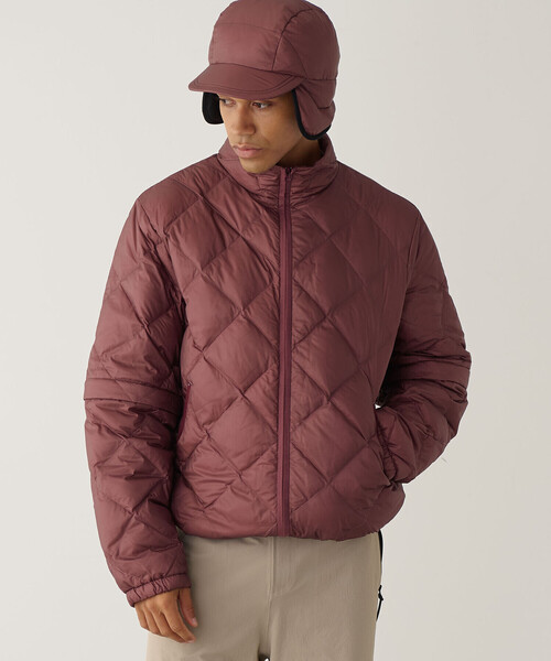 Bshop（ビショップ）の「HIKING PATROL | キルティングダウン 2WAYジップジャケット MEN（ダウンジャケット/コート・メンズ・ブラック系その他/ブラウン系その他・M/L）」の22枚目の写真