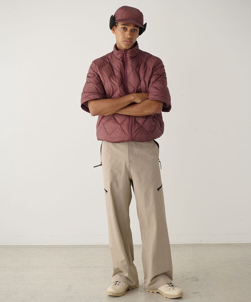 Bshop（ビショップ）の「HIKING PATROL | キルティングダウン 2WAYジップジャケット MEN（ダウンジャケット/コート・メンズ・ブラック系その他/ブラウン系その他・M/L）」の3枚目の写真