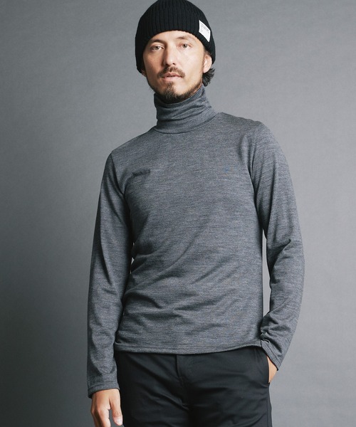 Magine(マージン)の「WOOL JERSEY TURTLE/N L/S:ウールジャージ タートルネック ロングスリーブ(ニット/セーター・メンズ・チャコールグレー/ブラック/ネイビー・44/46/48)」の18枚目の写真