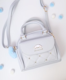 sanrio（サンリオ）の「RBｻﾝﾘｵ合皮ﾌﾗｯﾌﾟﾌﾟﾚｰﾄ2WAYﾎﾞｽﾄﾝ（ボストンバッグ）」