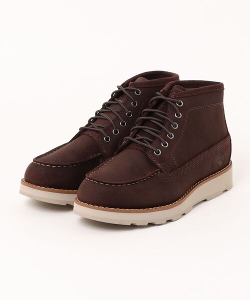 Timberland(ティンバーランド)の「Timberland ティンバーランド BRITTON MILLS MID LACE CHUKKA BOOT メンズブーツ(ブリットンミルズミッドレースチャッカブーツ) A6CEP EIV ダークブラウン(ブーツ・メンズ・ダークブラウン・26.0cm/27.0cm/28.0cm/25.0cm)」の1枚目の写真