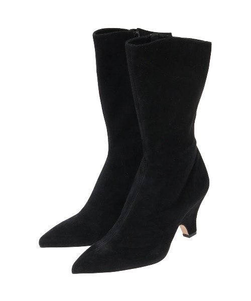 CLANE(クラネ)の「SLIM SUEDE BOOTS(ブーツ・レディース・ブラック/ブラウン・36/37/38)」の22枚目の写真