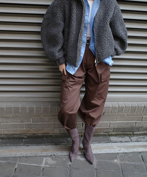 CLANE(クラネ)の「SLIM SUEDE BOOTS(ブーツ・レディース・ブラック/ブラウン・36/37/38)」の7枚目の写真