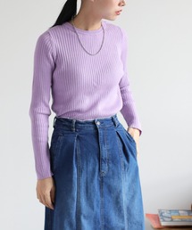 ニット/セーター（パープル/紫色系・UVカット）ファッション通販