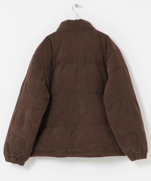 ITEMS URBANRESEARCH（アイテムズ アーバンリサーチ）の「コーディロイ 中綿ハイネックジャケット（ダウンジャケット/コート・メンズ・ブラック/ブラウン/ネイビー・MEDIUM/LARGE）」の16枚目の写真