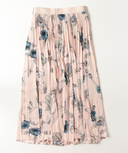 フラワーシフォンプリーツスカート（スカート）｜Sov.（ソブ）の