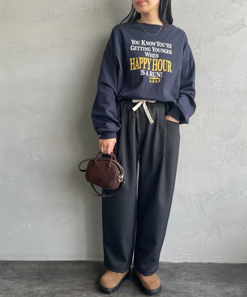 DANTON（ダントン）の「[DANTON/ダントン] タック イージーパンツ（その他パンツ・レディース・グレイッシュベージュ/ダークグレー・36）」の18枚目の写真