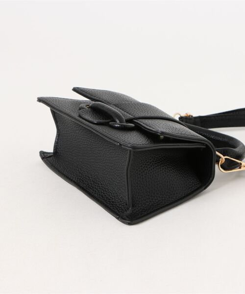 Burner(バーナー)の「【OKUOKU 0909】ミニハンドル付き ショルダーバッグ oku-bag-8-12【RBTS】(ショルダーバッグ・レディース・ブラック・FREE)」の5枚目の写真