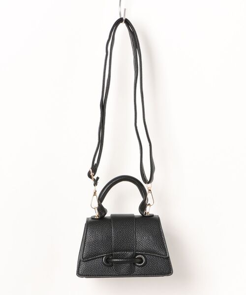 Burner(バーナー)の「【OKUOKU 0909】ミニハンドル付き ショルダーバッグ oku-bag-8-12【RBTS】(ショルダーバッグ・レディース・ブラック・FREE)」の7枚目の写真