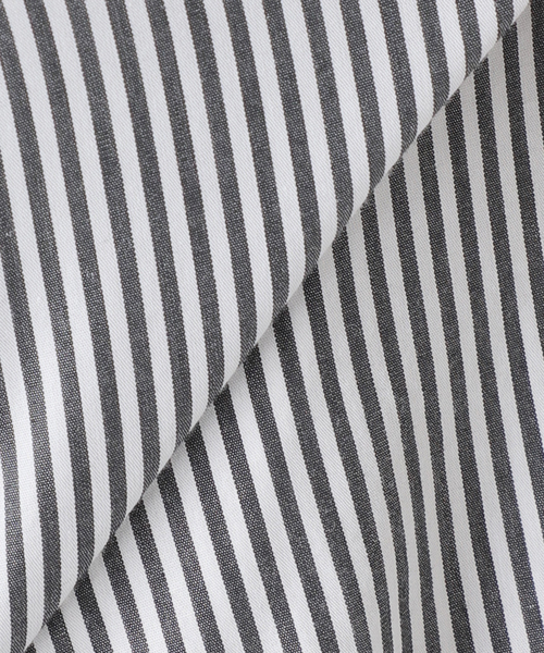 B.C STOCK（ベーセーストック）の「《追加4》【WEB限定】手洗い可 / スタンドフリルブラウス（シャツ/ブラウス・レディース・ネイビー/ブラック系その他・FREE）」の21枚目の写真