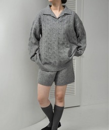 lawgy | cable loose knit set up / ケーブルルースニットセットアップ(セットアップ)