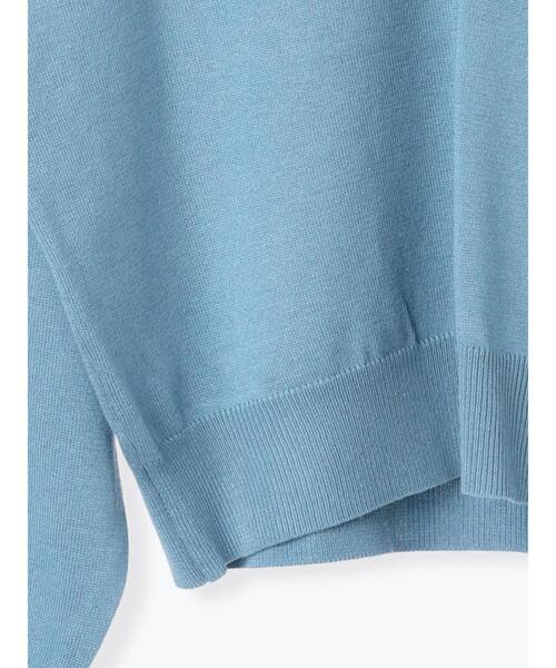 Te chichi TERRASSE（テチチテラス）の「前後2WAY金釦Vネックカーディガン（カーディガン/ボレロ・レディース・レッド/ブラック/ブルー/グレー・F）」の16枚目の写真