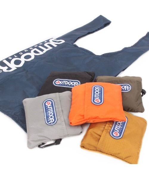 OUTDOOR PRODUCTS（アウトドアプロダクツ）の「OUTDOOR PRODUCTS　エコバッグ（エコバッグ/サブバッグ・レディース・ブラック/オレンジ/マスタード/ネイビー/カーキ・FREE）」の16枚目の写真