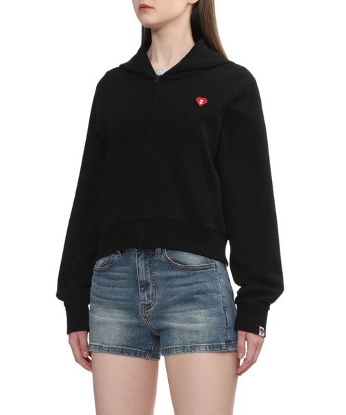 HEART BADGE HOODED ZIP UP SWEATER（パーカー）｜A BATHING APE（ア
