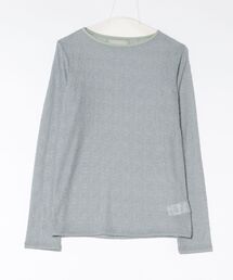 audrey and john wad | ストレッチレースクルーネックカットソー(Tシャツ/カットソー)