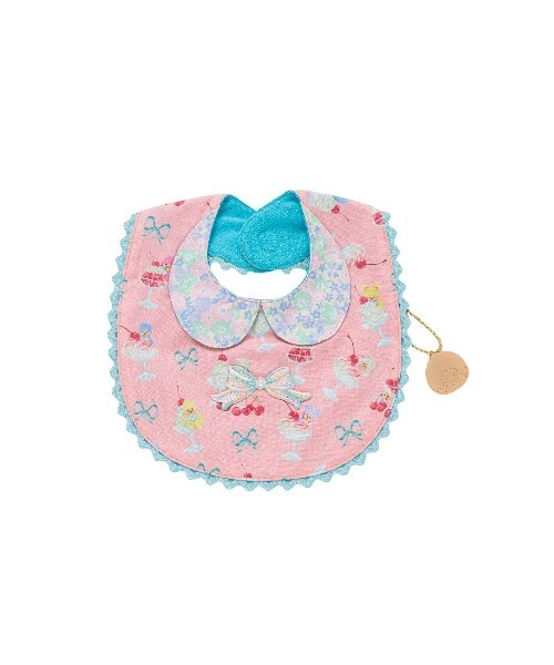 fafa（フェフェ）の「MILLO | ビブ（スタイ/よだれかけ・キッズ・サーモンピンク・FREE）」の6枚目の写真