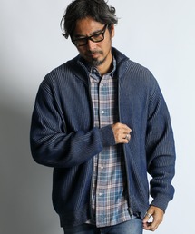 [INDIGO LABEL] DRIVER'S KNIT：インディゴ ドライバーズニット