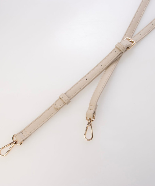 cache cache(カシュ カシュ)の「カシュカシュ cachecache / メタルフラップ3つ口ミニショルダー(ショルダーバッグ・レディース・ブラック/アイボリー/ダークグレー・FREE)」の21枚目の写真