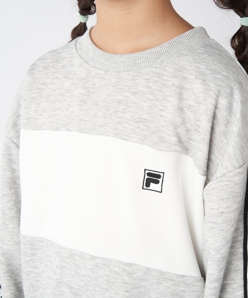 FILA（フィラ）の「クルーネックスウェット（スウェット・キッズ・ブラック/杢グレー・130/140/150/160）」の21枚目の写真