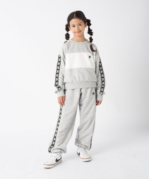 FILA（フィラ）の「クルーネックスウェット（スウェット・キッズ・ブラック/杢グレー・130/140/150/160）」の15枚目の写真