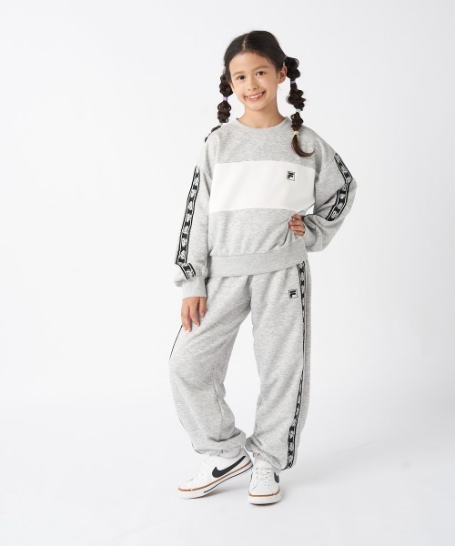 FILA（フィラ）の「クルーネックスウェット（スウェット・キッズ・ブラック/杢グレー・130/140/150/160）」の16枚目の写真