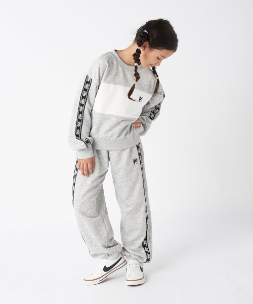 FILA（フィラ）の「クルーネックスウェット（スウェット・キッズ・ブラック/杢グレー・130/140/150/160）」の17枚目の写真