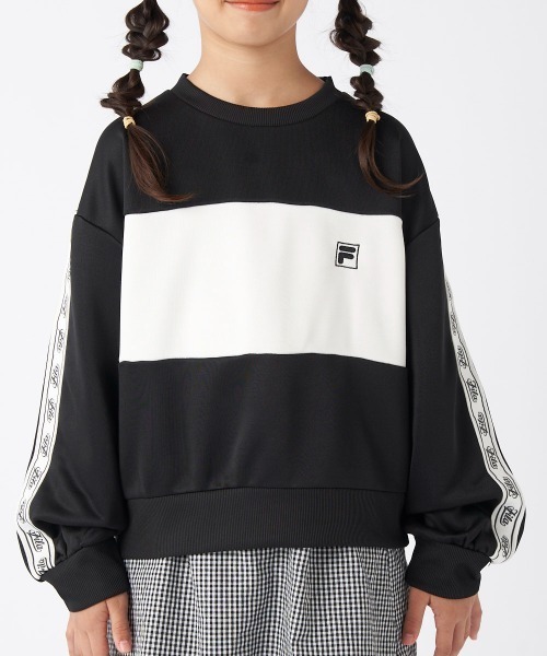 FILA（フィラ）の「クルーネックスウェット（スウェット・キッズ・ブラック/杢グレー・130/140/150/160）」の8枚目の写真