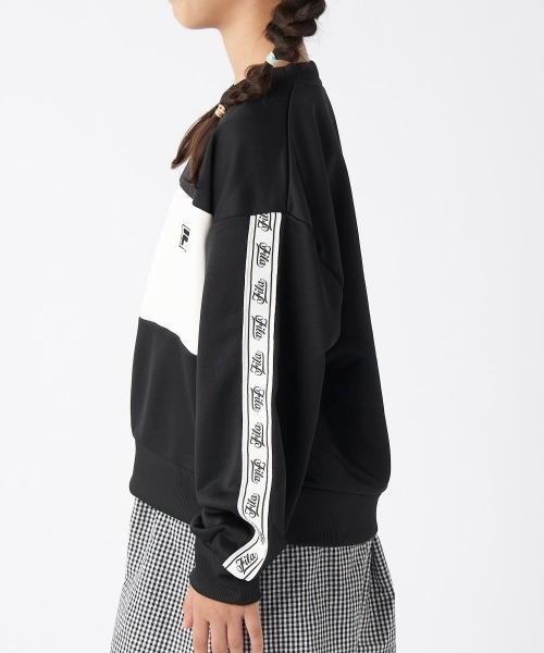 FILA（フィラ）の「クルーネックスウェット（スウェット・キッズ・ブラック/杢グレー・130/140/150/160）」の9枚目の写真