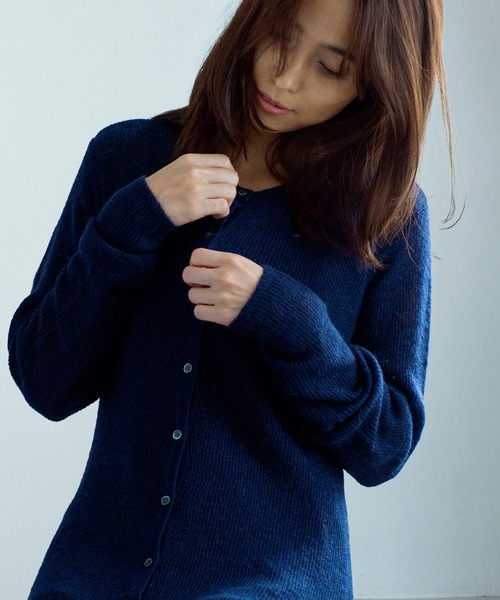 AJUGA.（アジュガ）の「モヘヤタッチ 2WAYロングカーディガンワンピース（ワンピース・レディース・ブラック/ネイビー・FREE）」の18枚目の写真